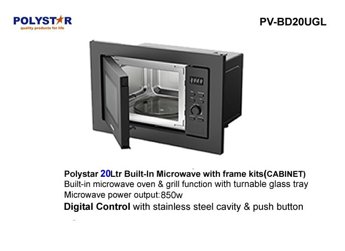 POLYSTAR Built-In Microwave 20 LTR PV-BD20UGL