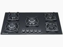 POLYSTAR 5 BURNER TEMPERED GLASS 90CM BUILT IN GASHUB