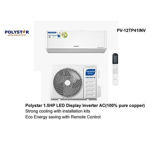 Polystar 1HP Split Inverter Air conditioner Gen Cool+Kit