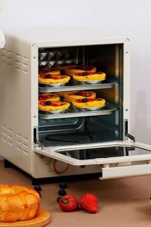15L Mini Vertical Electric Oven 3-Layer Baking Position Multifunctional Oven Explosion-Proof Safety Small Oven