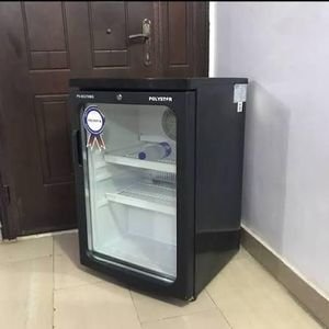 Polystar 90L Wine Cooler PV-SC276BG – Showcase Chiller with Outside Condenser, Black Finish