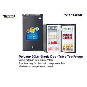 Polystar 90 Litres Single Door Refrigerator With One Year Warranty