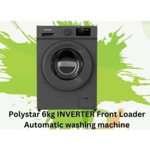 Polystar 6kg Inverter Automatic Front Loader washing machine 1 year warranty