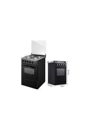 Maxi Standing Gas Cooker 60x60 CM 3 Gas + 1 Electric Burners with Gas Oven