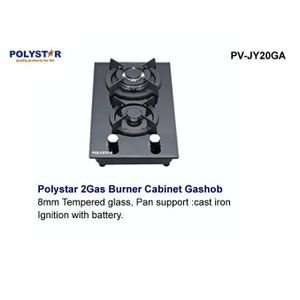 Polystar 2 Gas Burner Cabinet Inbuilt Gas Hob PV-JY20GA