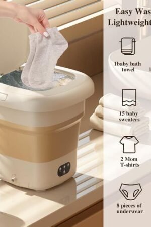 9L Foldable Portable Mini Washing Machine